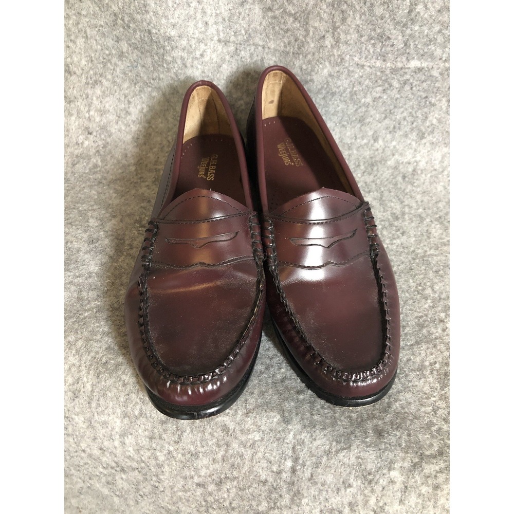 G. H. Bass Shoes Womens 8 Brown Weejuns Whitney Penny Loafers Classic BAX1001